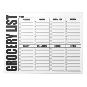 Lijst van koopvaardijproducten notitieblok