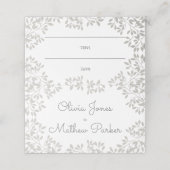  lijst van Leafy Wedding (Buitenkant ongevouwen)