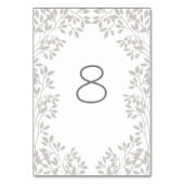 lijst van Leafy Wedding Kaart (Achterkant)