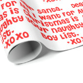 Lijst van Naughty's Cadeaupapier (Rol Hoek)