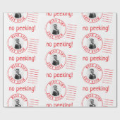 Lijst van Nice voor de kerstman Cadeaupapier (Vlak)