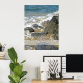 Lijst van Ocean quote - Newport Beach scène Poster (Thuiskantoor)