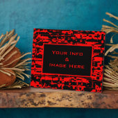 Lijst van rode kurk fotoplaat (Zijkant)