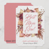 Lijst van savanna feestdagenkaart (Voorkant / Achterkant)