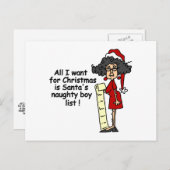 Lijst van Sinterkletters Feestdagenkaart (Voorkant / Achterkant)