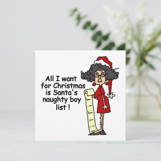 Lijst van Sinterkletters Feestdagenkaart (Staand voorkant)