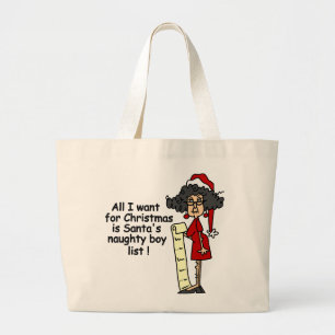 Lijst van Sinterkletters Grote Tote Bag