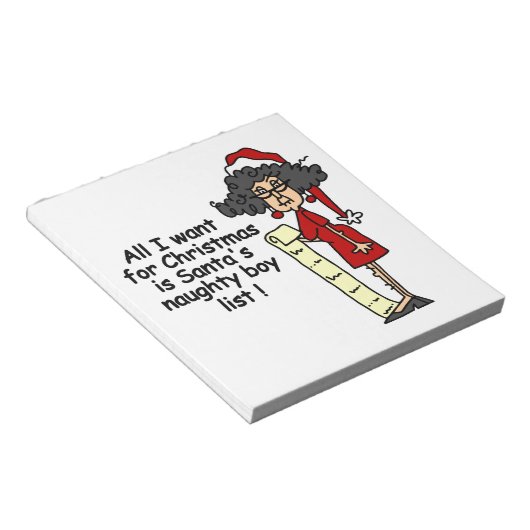 Lijst van Sinterkletters Notitieblok (Schuin)