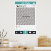 Lijst van sociale media Poster Fotobooth Prop (Keuken)