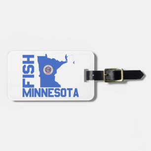 Lijst van staten van Minnesota Fish State Bagagelabel