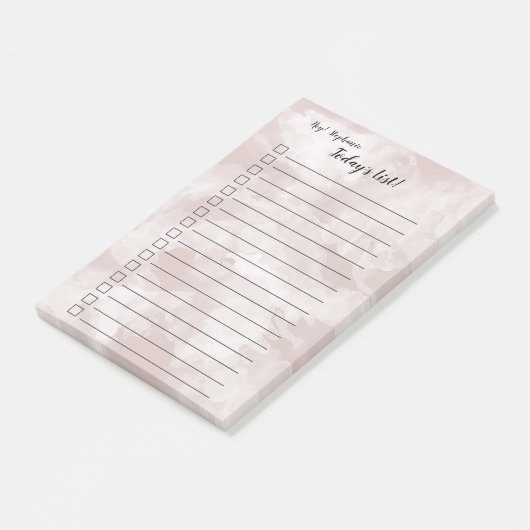 Lijst van vandaag Waterverf Splashes KIES KLEUR Post-it® Notes (Schuin)