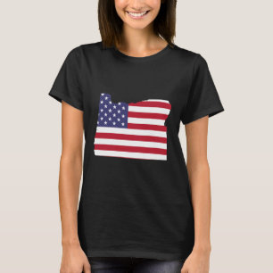 Lijst van vlaggen van de Amerikaanse staat Oregon T-shirt
