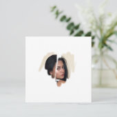 lijst voor de eerste klas witte graffiti kaart (Staand voorkant)