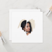 lijst voor de eerste klas witte graffiti kaart (Voorkant / Achterkant in situ)