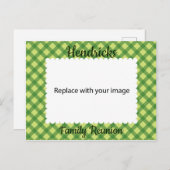 Lijst voor gezinshereniging briefkaart (Voorkant / Achterkant)