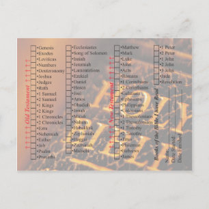 Lijst voor lezen controleren briefkaart