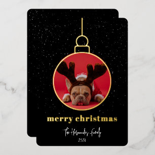 Lijst voor sierfoto's folie feestdagenkaart