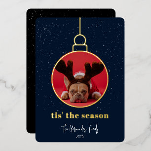 Lijst voor sierfoto's folie feestdagenkaart