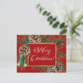  Lijst Vrolijk kerstfeest Feestdagenkaart (Staand voorkant)