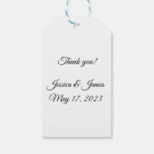 Lijst Waterverf Bouquet Gift Label Cadeaulabel (Achterkant)