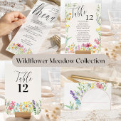 Lijst Wildflower Wedding Meadow Flowers
