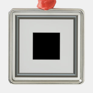 lijst zilver afbeelding metalen ornament