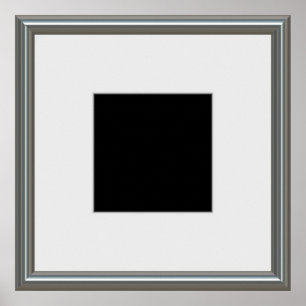 lijst zilver afbeelding poster