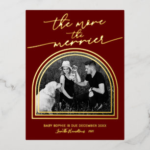 Lijst Zwangerschap Folie Briefkaart