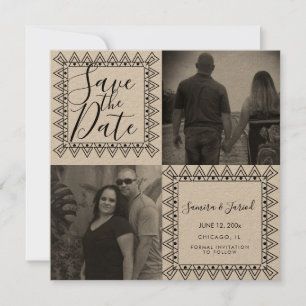 Lijst zwart, wit foto opslaan Datum