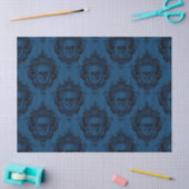 Lijsten en Skulls op blauwe ontkoppeling Tissuepapier (Craft)