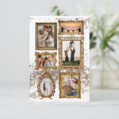   Lijsten - met familiegedicht Bedankkaart (Staand voorkant)