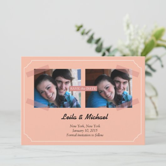 lijsten save the date (Staand voorkant)