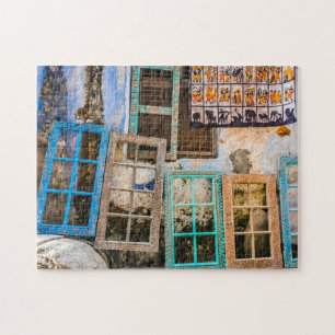 Lijsten voor kleurrijke vensters legpuzzel