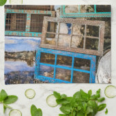 Lijsten voor kleurrijke vensters theedoek (Gevouwen)