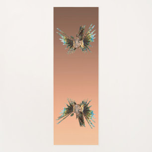 Lijstervinvis - Abstract ontwerp - Uitgesneden uit Yogamat