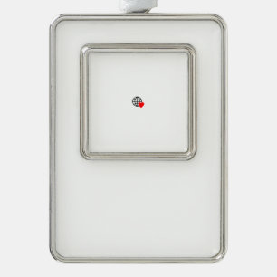 Lijstornament Verticaal Aandenken Cadeau Verzilverd Kader Ornament