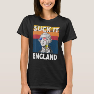 Lik Me Engeland 4de Juli George Washington 177 T-shirt