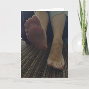 LIK MIJN VOETEN, VALENTIJN! FEESTDAGEN KAART