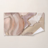 Likaartpijlstaart en abstract gebak bad handdoek (Handdoek)