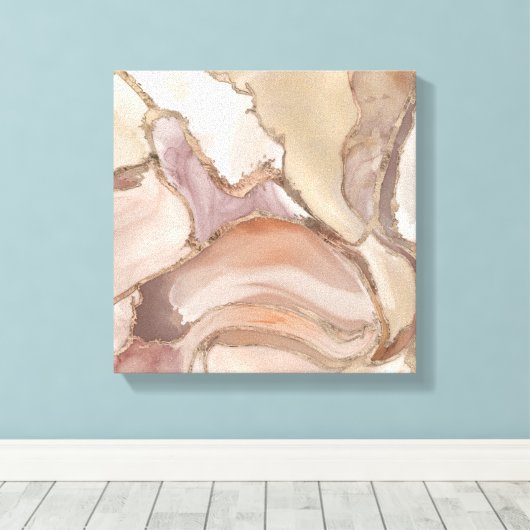 Likaartpijlstaart en abstract gebak canvas afdruk (Insitu (Houten vloer))