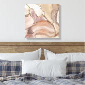 Likaartpijlstaart en abstract gebak canvas afdruk (Insitu (Slaapkamer))