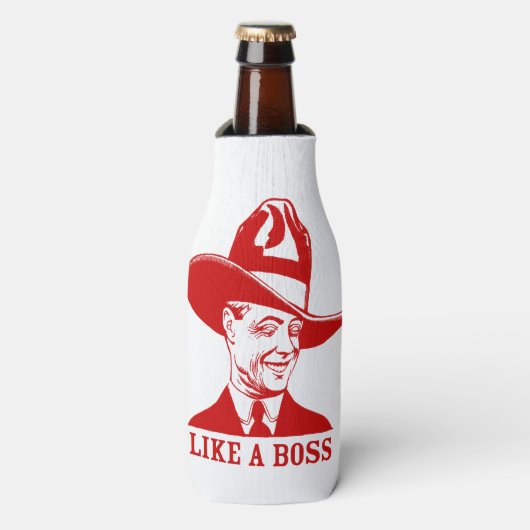 "Like A Boss" Glacière de bouteilles pour les garç (Bottle Devant)