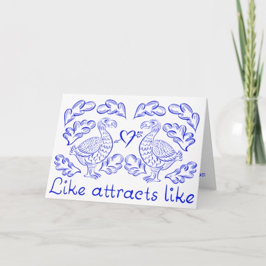 Like Attracts Like Bedankkaart (Voorkant)