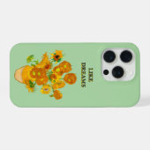 Like Dreams Van Gogh Sunflower Phone Case (Verso Horizontal)