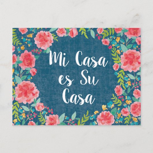 Like Frida VIII | Mi Casa es Su Casa Briefkaart (Voorkant)