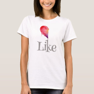 Like - half heart t-shirt