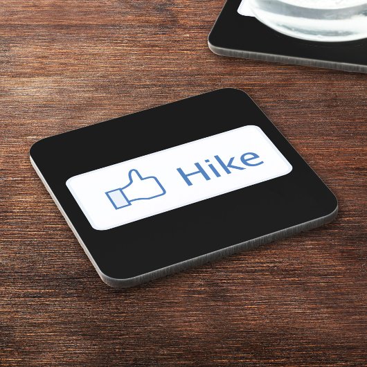 Like Hike - Facebook Parodie Bier Onderzetter