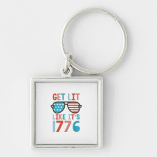Like It's 1776 Funny 4th Of July Party 4th Te Sleutelhanger