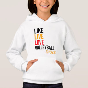 like,live,love volleyball,smile