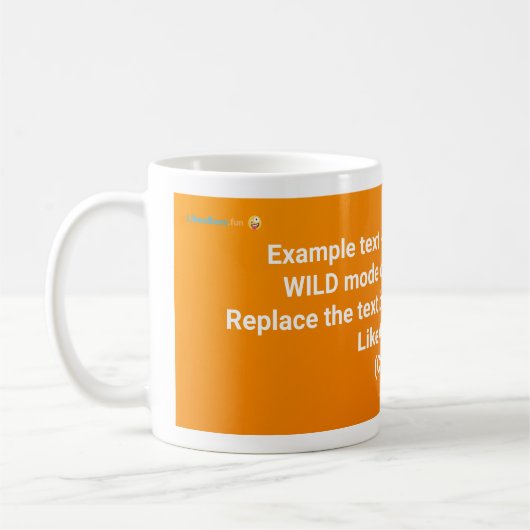 LikeABoss.fun Official Mug - WILD MODE Edition (Gauche)